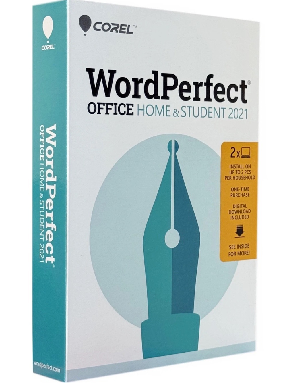 Word Perfect office home and student 2021 software